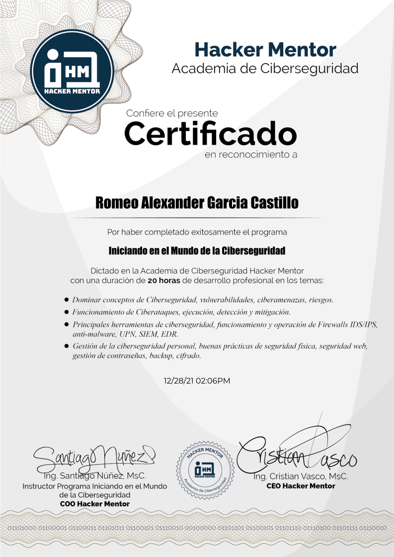 Iniciando Ciberseguridad